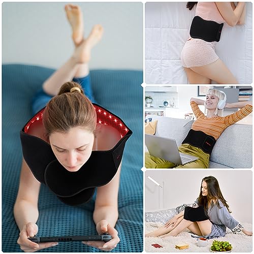 Streamlet Red Light Therapy Belt, 120 LED Combo 660nm 850nm Wearable Red Light Therapy StreamletAu supplements