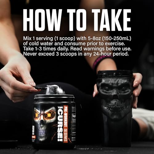 JNX SPORTS The Curse! Pre Workout Powder - Blue Raspberry 50 Servings | Preworkout JNX SPORTSAu supplements