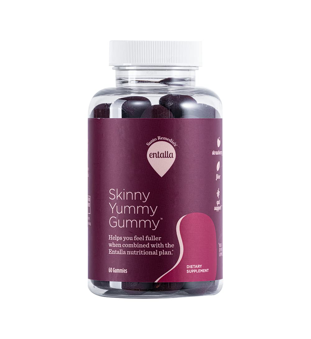 Santo Remedio, Entalla, Skinny Yummy Gummy, Nutritional Supplement, Gummy Fiber for Digestive Gut Support Santo RemedioAu supplements