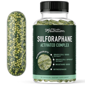 20MG Sulforaphane | From Broccoli Sprouts & Seed Extract | 565MG Microbeadlet SMNutritionUS supplements