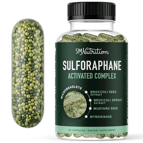 20MG Sulforaphane | From Broccoli Sprouts & Seed Extract | 565MG Microbeadlet SMNutritionUS supplements