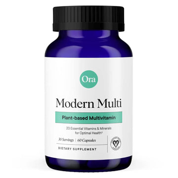 Ora Organic Plant Based Multivitamin for Women and Men, Bluelight Protection - Brain, Eye, Energy, Immune, Skin, Hair, Heart Ora OrganicAu supplements