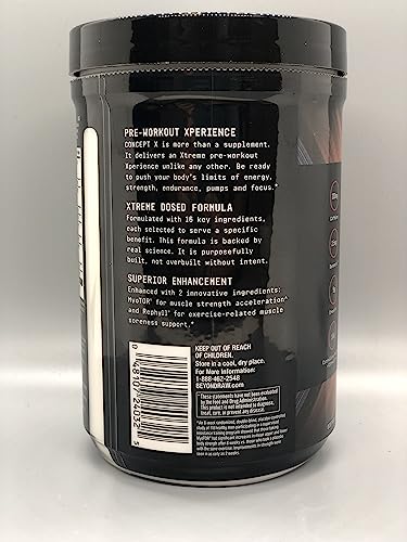 BEYOND RAW Concept X | Clinically Dosed Pre-Workout Powder | Contains Caffeine BEYOND RAWUS supplements