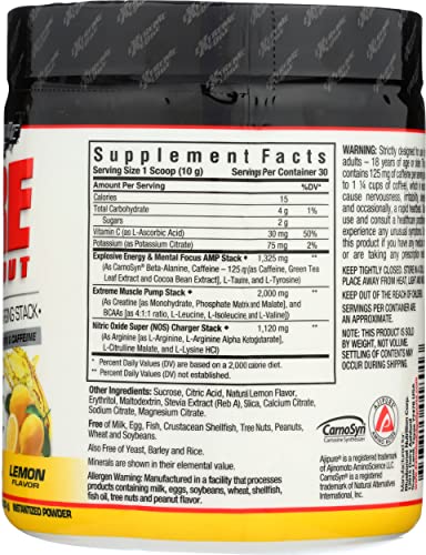 Bluebonnet Nutrition Extreme Edge Pre workout, Muscle Recharging Formula, Increases BluebonnetAu supplements
