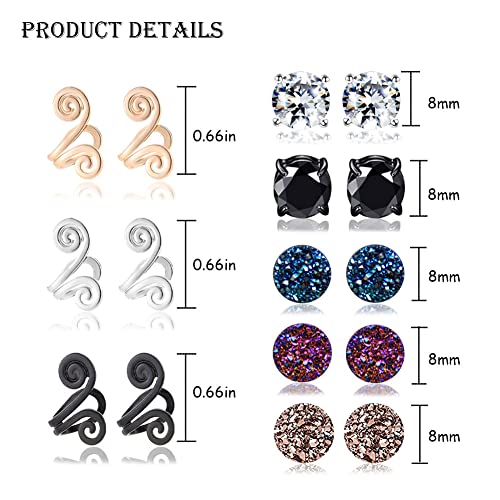 Ronglry Acupressure Slimming Earrings Therapy Weight Loss Earrings for Women Men RonglryAu supplements