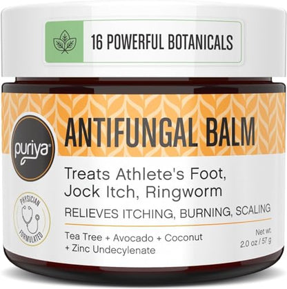 Puriya Tea Tree Oil Antifungal Cream, Plant-Powered Athletes Foot Cream Treatment PuriyaUS supplements
