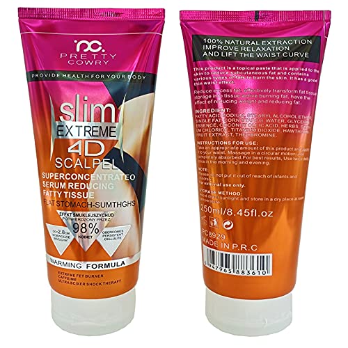 MYSHELL Hot Cream, Fat Burner Sweat Cream,Slimming Cream 250ml,Cellulite Treatment MYSHELLAu supplements