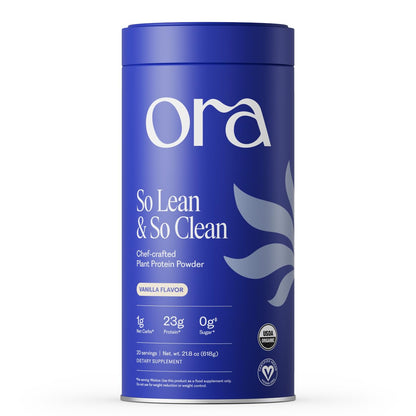 Ora Organic Plant-Based Protein Powder - 23g Protein for Women and Men - Vanilla Flavor 20 Servings, Vegan, Clean Protein Ora OrganicUS supplements