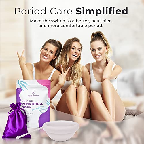 EcoBlossom Reusable Menstrual Disc with Removal String - The Most Reliable Medical Grade Silicone EcoBlossomAu supplements