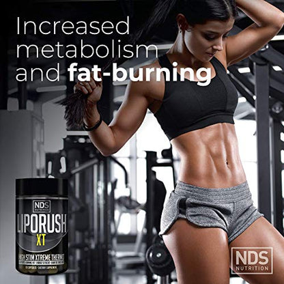 LIPORUSH NDS Nutrition XT - Concentrated Thermogenic with L-Carnitine & Teacrine LIPORUSHUS supplements
