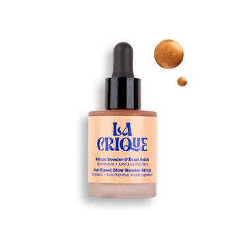 La Crique Bronzing Face Serum - Hydrating Bronzing Drops with Hyaluronic Acid & Anti-Pollution Protection - Natural Sun-Kissed Glow for All Skin Types - Vegan Friendly, Clean Beauty - 1 fl oz LA CRIQUEAu supplements