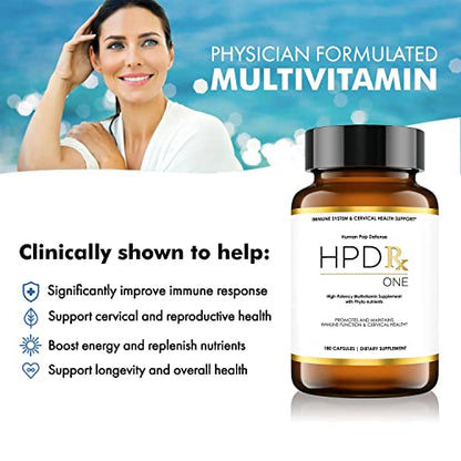 HPD Rx ONE Immunity Boost Multivitamin HPV Supplements for Women and Men, Pack of 6 HPD RxUS supplements