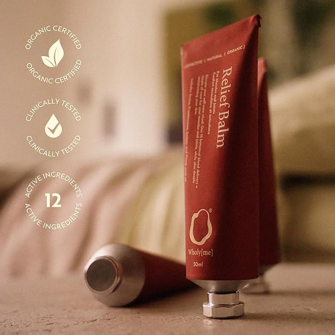WholyMe Muscle Relief Balm - Joint and Muscle Balm Formulated with Arnica, Wintergreen and 9 Other Natural Ingredients to aid Post Workout Recovery and Soothe Aches and Tension WholyMeAu supplements