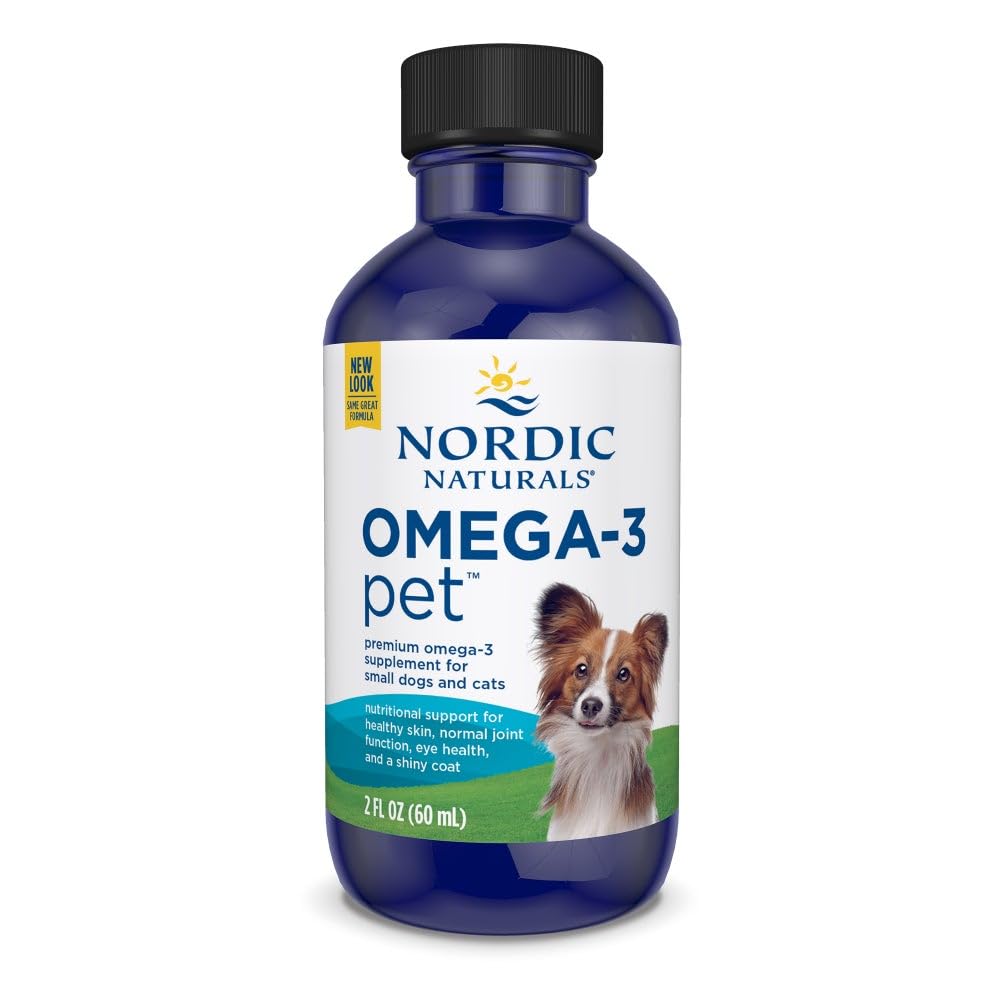 Nordic Naturals Omega-3 Pet Bundle - 2 oz Omega-3 Fish Oil for Small Dogs & Cats, 8 oz Pet Cod Liver Oil Promotes Heart, Skin, Coat, & Immune Health Nordic NaturalsAu supplements