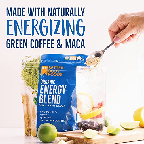 BetterBody Foods Organic Energy Blend, Plant-Based Natural Energy, Gluten-free, Non-GMO BetterBody FoodsUS supplements