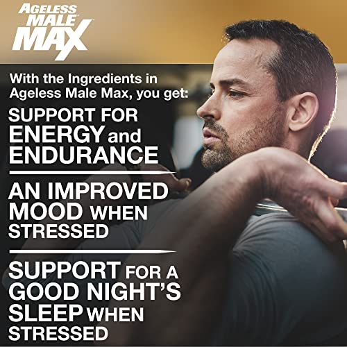 Ageless Male Max Chewable Nitric Oxide Booster Supplement for Men – High Potency New VitalityAu supplements