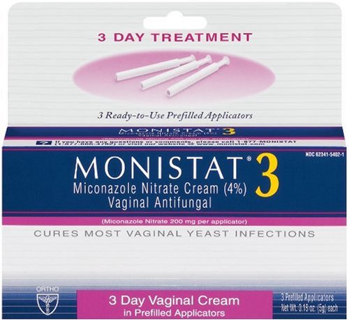 Monistat 3 Vaginal Antifungal Medication, 0.18-Ounce, 3 Prefilled Applicators (Pack of 2) MonistatAu supplements