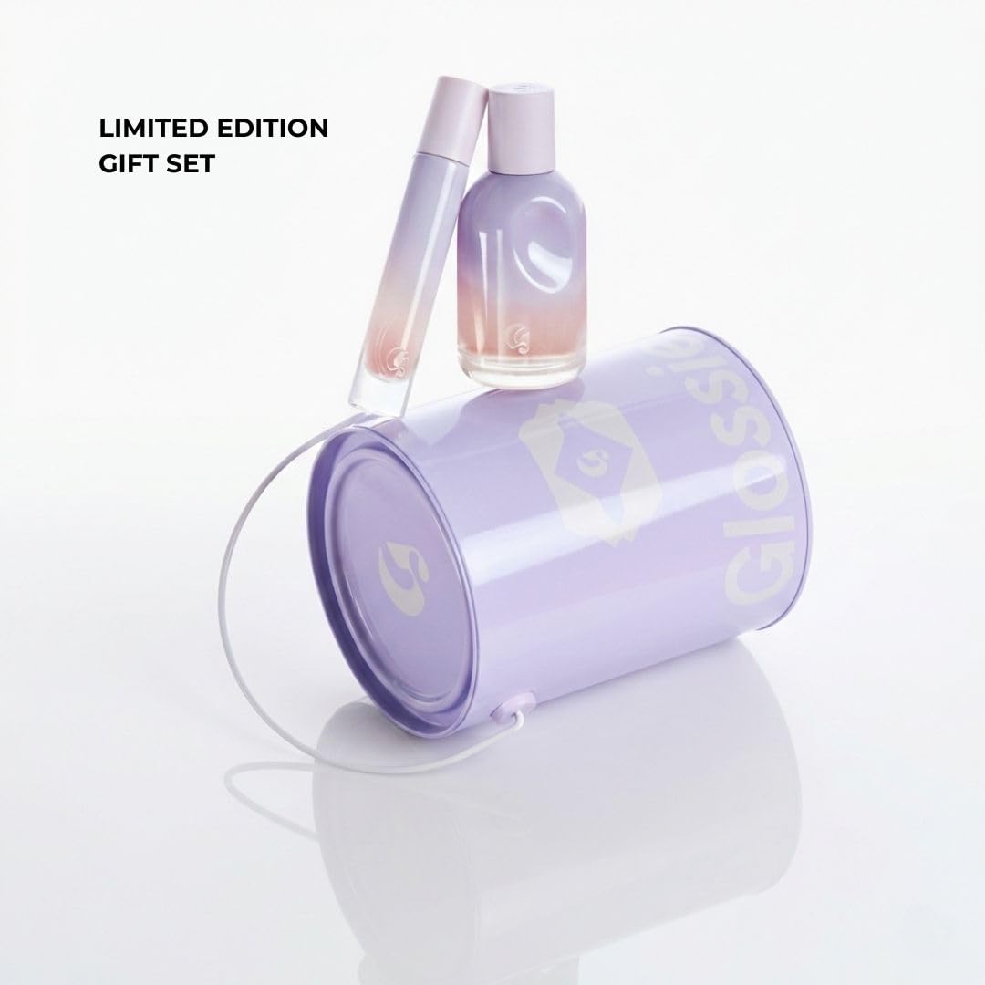 Glossier You Fleur Duo Perfume Gift Set: Fresh Floral Eau de Parfum with Ylang-Ylang, Apricot Skin & Ambrox Notes GlossierAu supplements