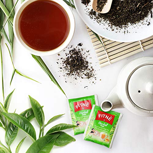 FITNE Green Tea Herbal Honey Lemon With Garcinia Senna Infusion Gentle Detox Cleanse FITNÈUS supplements