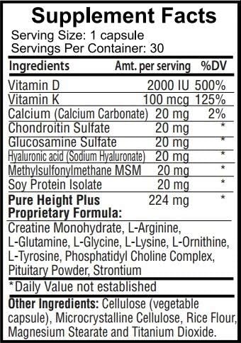 PureHeight Plus Height Enhancement Vitamins PURE BIOTECHNOLOGIESUS supplements