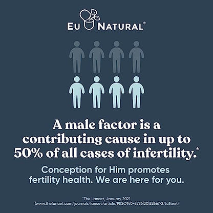 Conception For Him – Fertility Supplements for Men, Male Fertility Booster & Prenatal Eu NaturalUS supplements