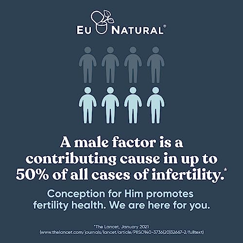 Conception For Him – Fertility Supplements for Men, Male Fertility Booster & Prenatal Eu NaturalUS supplements