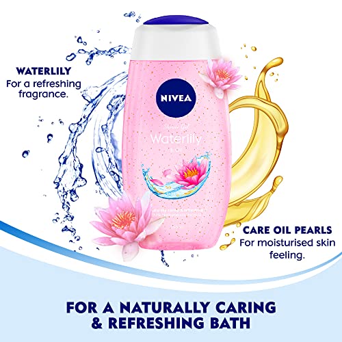 Nivea Bath Shower Water Lily Oil, 250 ML, Moisturizing Skin Cleanser with Oil Pearls and Water Lily Fragrance NIVEAAu supplements
