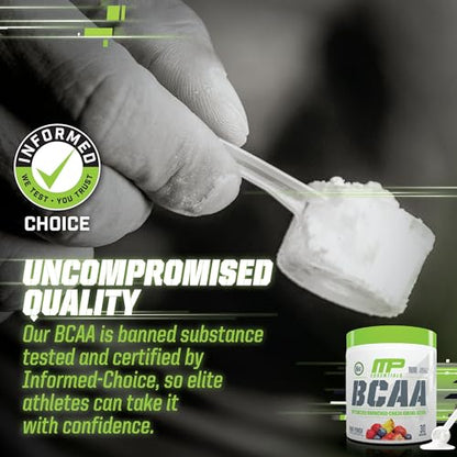 MusclePharm Essentials BCAA, Fruit Punch - 30 Servings Muscle PharmUS supplements
