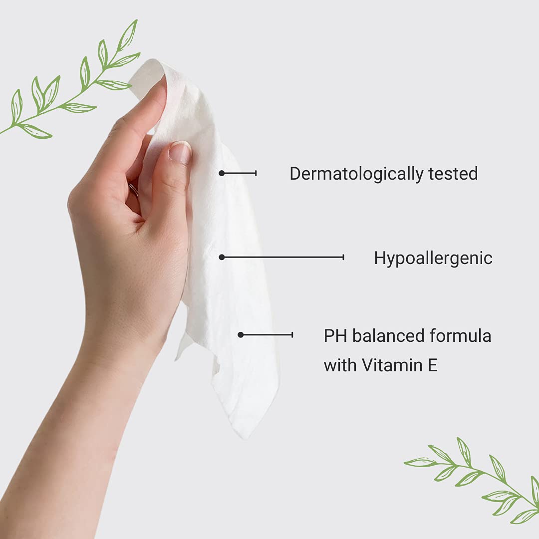 Veeda 100% Natural Cotton PH Balanced Hypoallergenic Feminine Wet Wipes, Safe Cleansing Cloths VeedaAu supplements