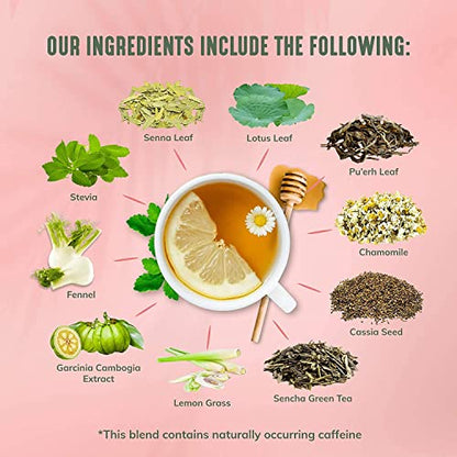 30 Day Detox Tea for Women & Men, All-Natural Herbal Teatox, Energy, Digestion NEWMEUS supplements