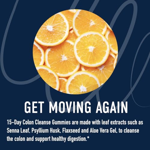 15 Day Colon Cleanse & Detox Gummies | Occasional Constipation & Bloating Relief SMNutritionUS supplements