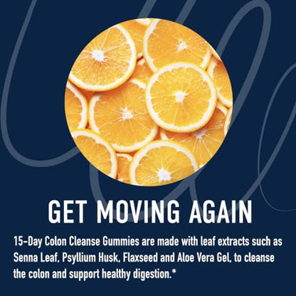 15 Day Colon Cleanse & Detox Gummies | Occasional Constipation & Bloating Relief SMNutritionUS supplements