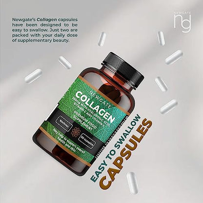 Newgate Labs Marine Collagen 350mg with Hyaluronic Acid, Vitamin C & Vitamin E Newgate LabsUS supplements