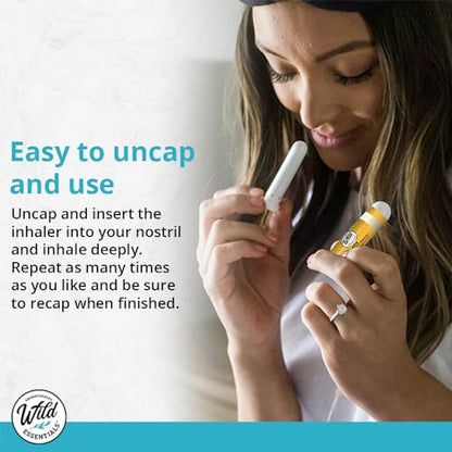 Wild Essentials 3 Pack of Quit Smoking Aromatherapy Nasal Inhalers Made mEssentialsUS supplements
