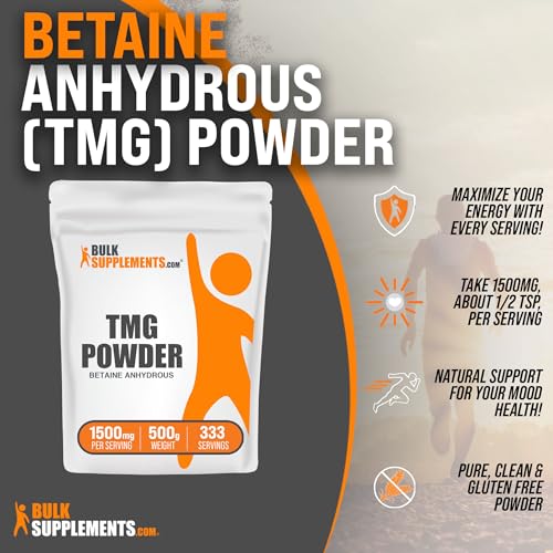 BULKSUPPLEMENTS.COM Betaine Anhydrous Powder - Trimethylglyine, TMG Supplements BULKSUPPLEMENTS.COMUS supplements