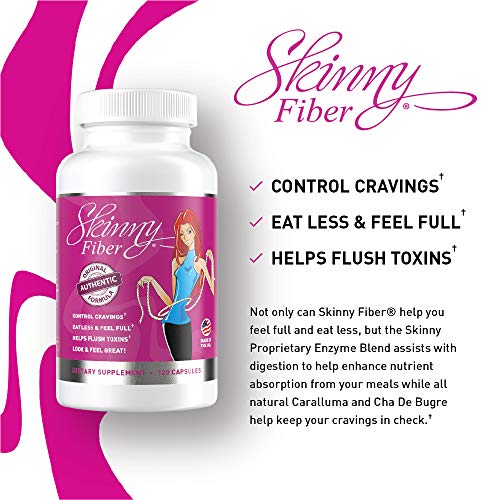 Skinny Fiber 120 Capsules, Appetite Suppressant Effective Weight Management for Women Skinny FiberAu supplements