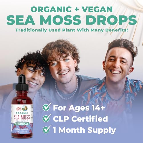 MaryRuth's Irish Sea Moss Liquid Drops | Sugar Free | SeaMoss for Gut Health and Immune MaryRuth OrganicsAu supplements