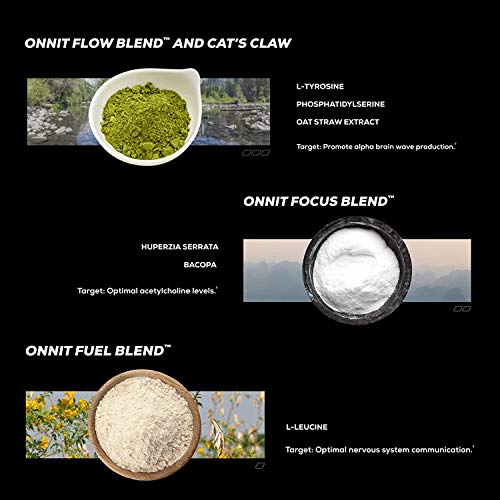 ONNIT Alpha Brain (60ct) - Over 1 Million Bottles Sold - Premium Nootropic Brain Supple ONNITUS supplements