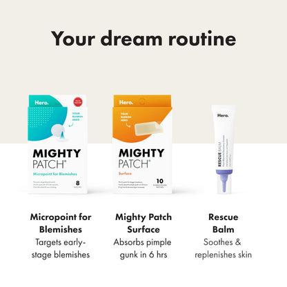Mighty Patch™ Surface patch from Hero Cosmetics - Hydrocolloid Spot Patch for Body Mighty PatchUS supplements