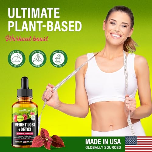 Glory Will Inc Weight Loss Drops Natural Detox Made in USA - Diet Drops for Fat Loss healthsupps.co.ukUS supplements