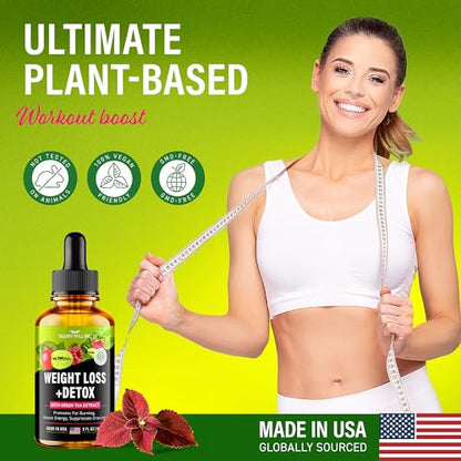 Glory Will Inc Weight Loss Drops Natural Detox Made in USA - Diet Drops for Fat Loss healthsupps.co.ukUS supplements