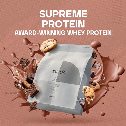 Bulk Pure Whey Protein Powder Shake, Chocolate Cookies, 500 g, Packaging May Vary BulkAu supplements