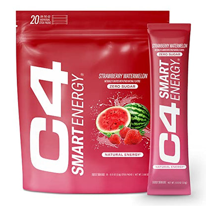C4 Smart Energy Powder Stick Packs - Sugar Free Performance Fuel & Nootropic Brain CellucorUS supplements