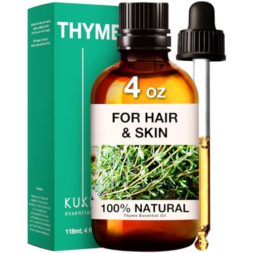 Kukka Thyme Essential Oil for Hair Thyme Oil for Skin - 100% Natural Thyme Essential Oil for Diffuser KUKKA essential oilsAu supplements