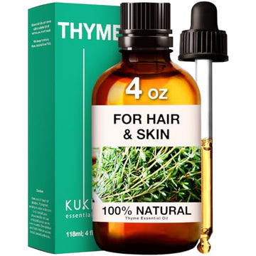 Kukka Thyme Essential Oil for Hair Thyme Oil for Skin - 100% Natural Thyme Essential Oil for Diffuser KUKKA essential oilsAu supplements