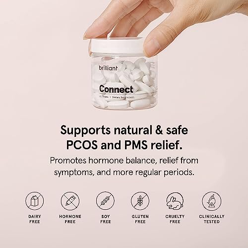 Brilliant Connect Period Health Supplement – Promotes Relief from Cramps, Fatigue Feel BrilliantUS supplements