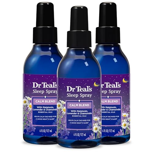 Dr Teal's Sleep Spray with Melatonin & Essential Oil Blend, 6 fl oz (Pack of 3) Dr Teal'sAu supplements