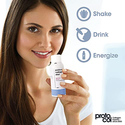 Proto-col, Women’s Liquid Collagen Drink, 10 Shots of Type 1 and 3 Collagen for Body Proto-ColAu supplements