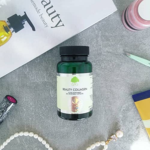Beauty Collagen | Collagen & Hyaluronic Acid Supplement | 60 Capsules | Hydrolysed Marine Collagen G&G VitaminsAu supplements